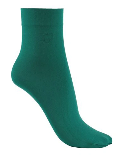 Wolford Aurora 70 Socks Woman Socks & Hosiery Emerald Green Size S Recycled Polyamide, Elastane