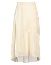 Pomandère Woman Midi Skirt Ivory Size 4 Viscose, Polyamide In White