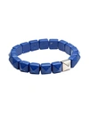 Isabel Marant Woman Bracelet Blue Size - Resin, Brass