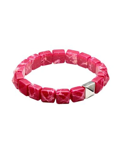 Isabel Marant Woman Bracelet Garnet Size - Resin, Brass In Red