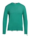 Pt Torino Destroyed Wool Sweater In Green