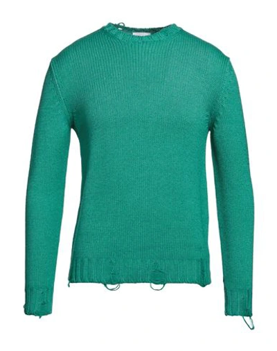 Pt Torino Man Sweater Green Size 40 Virgin Wool