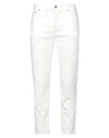 Department 5 Man Denim Pants White Size 34 Cotton, Elastane