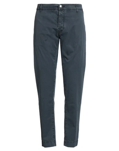 Jacob Cohёn Man Pants Midnight Blue Size 37 Cotton, Elastane In Blue