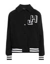 Hinnominate Woman Jacket Black Size S Polyester, Viscose, Elastane