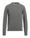 Mp Massimo Piombo Man Sweater Grey Size Xxl Cashmere In Grey