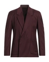 Marsēm Man Blazer Military Green Size 36 Polyester, Viscose, Elastane In Purple
