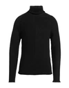 Brian Dales Man Turtleneck Black Size M Wool, Acrylic