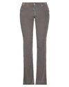 Dsquared2 Woman Pants Lead Size 6 Cotton, Elastane In Grey
