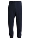 Emporio Armani Man Pants Midnight Blue Size 38 Virgin Wool, Elastane In Blue