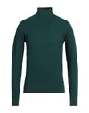 Yes Zee By Essenza Man Turtleneck Emerald Green Size 3xl Viscose, Nylon