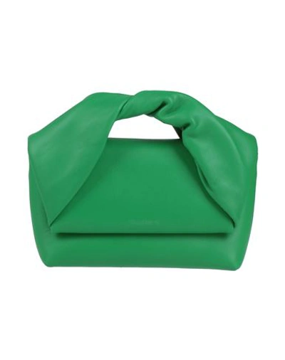 Jw Anderson Woman Handbag Green Size - Soft Leather In Green
