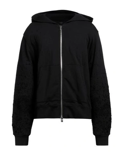 Amiri Man Sweatshirt Black Size Xl Cotton