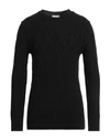 BECOME BECOME MAN SWEATER BLACK SIZE 42 POLYACRYLIC, POLYURETHANE