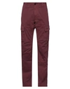C.p. Company C. P. Company Man Pants Garnet Size 30 Cotton, Elastane In Red