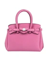 Save My Bag Woman Handbag Pastel Pink Size - Peek (polyether - Ether - Ketone), Polyamide, Elastane