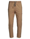 Grey Daniele Alessandrini Man Pants Beige Size 34 Cotton, Elastane, Polyester