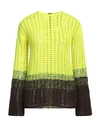 Aviu Aviù Woman Sweater Yellow Size 6 Virgin Wool, Acrylic, Polyamide, Mohair Wool