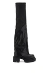 Rick Owens Bogun 78mm Leather Flared Boots