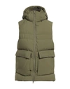 Y-3 Man Down Jacket Military Green Size Xl Polyamide In Green