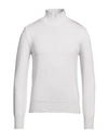 Paolo Pecora Man Turtleneck Light Grey Size M Virgin Wool In Grey