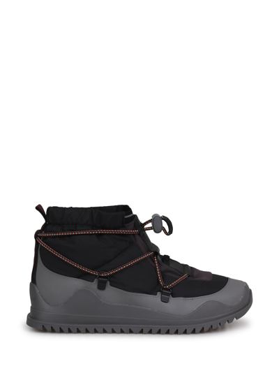 Adidas By Stella Mccartney Logo-print Drawstring Boots In Black