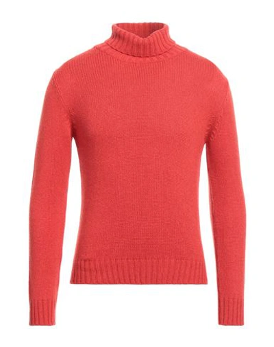 Aragona Man Turtleneck Red Size 40 Cashmere