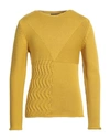 Brian Dales Man Sweater Mustard Size M Wool, Acrylic In Yellow