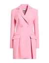 Msgm Woman Blazer Pink Size 4 Polyester, Viscose, Elastane