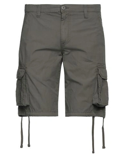 Scout Man Shorts & Bermuda Shorts Dark Green Size S Cotton