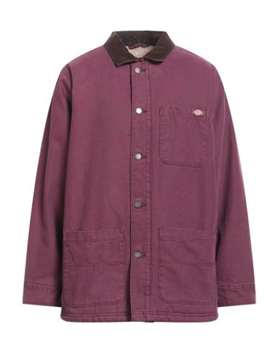 Dickies Man Jacket Deep Purple Size Xl Cotton In Purple
