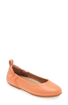 Fitflop Allegro Ballet Flat In Sunshine Coral