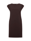 M.m.lafleur The Maaza Dress - Origamitech In Wine