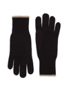 Brunello Cucinelli Knitted Cuffs In Black