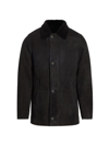 SAKS FIFTH AVENUE MEN'S COLLECTION SHEARLING CAR COAT