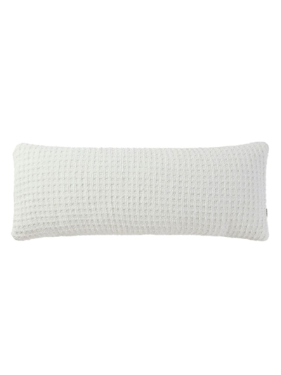 Sunday Citizen Snug Waffle Lumbar Pillow In Off White