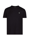 Stone Island Short-sleeve T-shirt With Compass Patch Black In Black