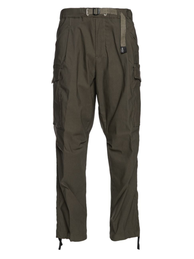 White Sand Men's Technical Stretch Cargo Pants In Olive