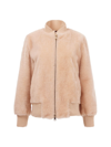 GORSKI WOMEN'S CASHMERE GOAT BOMBER JACKET