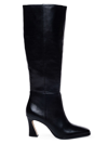 Bernardo Calfskin Leather Tall Boots In Black