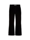 Tractr Little Girl's & Girl's Knit Corduroy Flare Pants In Black