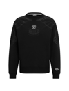 Hugo Boss Boss X Nfl Cotton-blend Sweatshirt With Collaborative Branding In Raiders