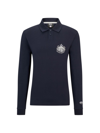 Hugo Boss Boss X Nfl Patlong Long Sleeve Piqué Polo In Las Vegas Raiders Black