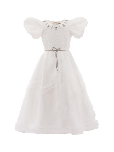 Tulleen Little Girl's & Girl's Raineri Dress In White