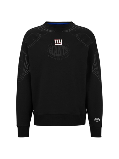 Hugo Boss Boss X Nfl Cotton-blend Sweatshirt With Collaborative Branding In Rams