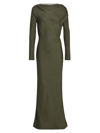 CO WOMEN'S COWLNECK DRAPED GOWN