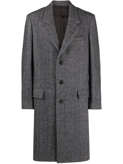 Marant Johel Recycled Wool-blend Coat In Grey