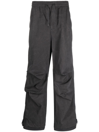 Juunj Grey Side Zip Cargo Trousers In Grey