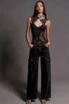 Agolde Minka Wide Leg Cargo Jeans In Grey