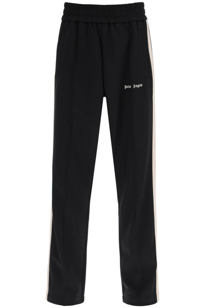 Palm Angels Classic Knit Track Trousers In Black